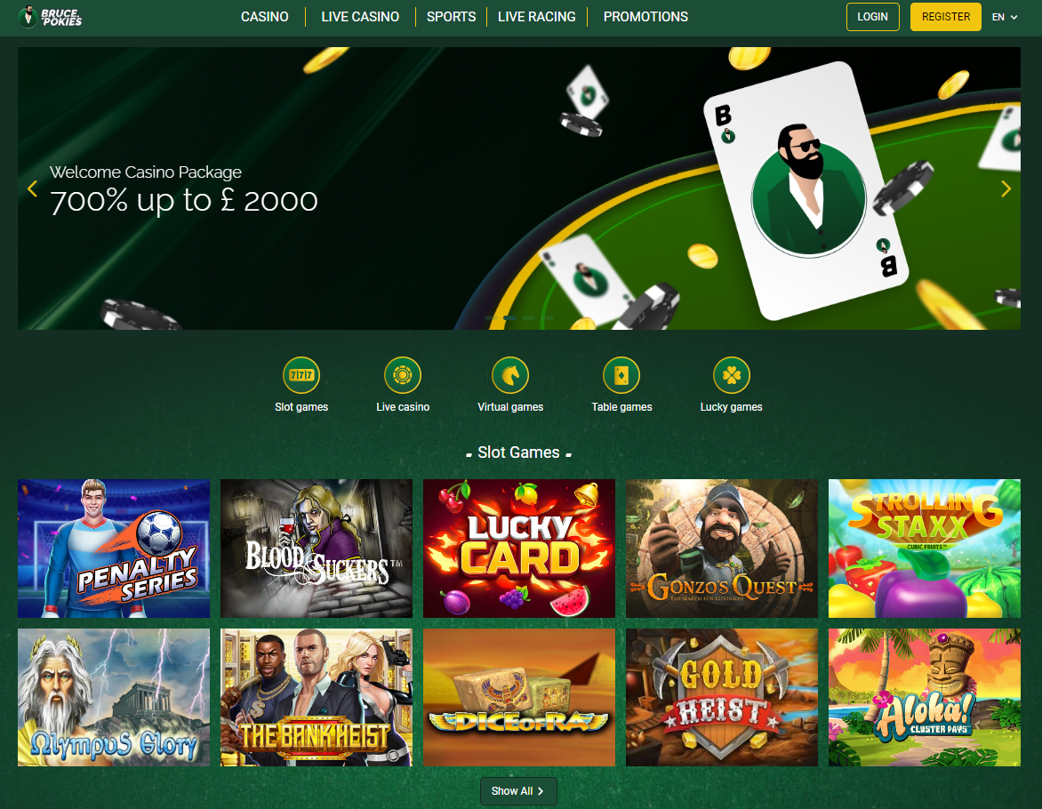 Bruce Pokies The Ultimate Online Casino Experience